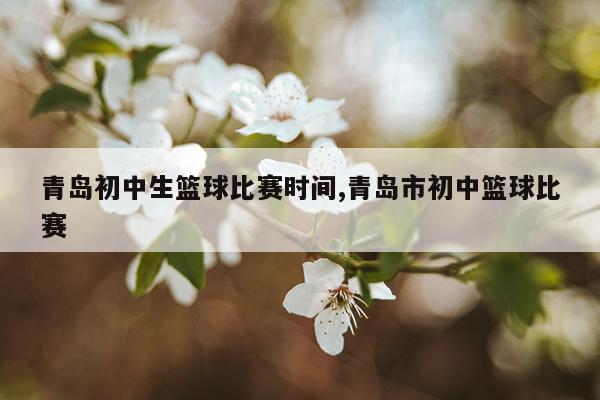 青岛初中生篮球比赛时间,青岛市初中篮球比赛