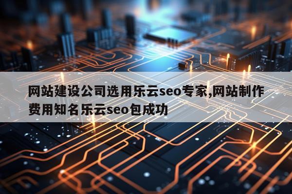 网站建设公司选用乐云seo专家,网站制作费用知名乐云seo包成功